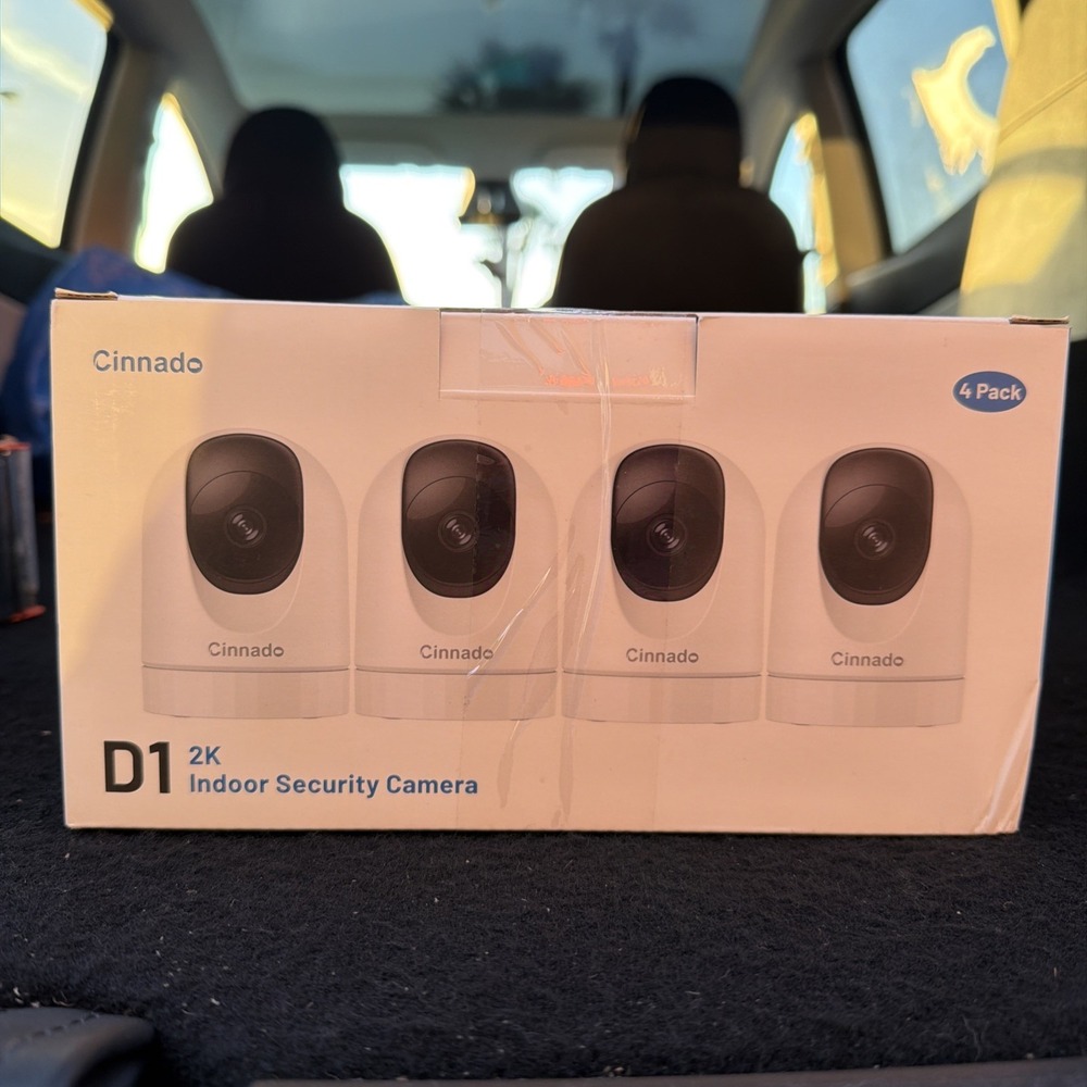 Cinnado D1 White Wireless Night Vision Indoor IP Security Camera (4-Pack)